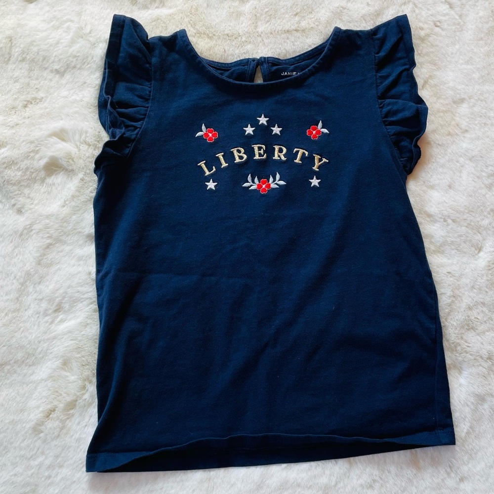 EUC Janie and Jack Liberty Tee Shirt